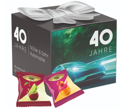 Midi gift box gevuld met snoep | 75 x 75 x 55 mm