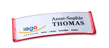 Polar 20 classic naambadge - Transl. red (41)