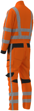 RWS 4-Wege-Stretch-Overall - Fluoreszierendes Orange